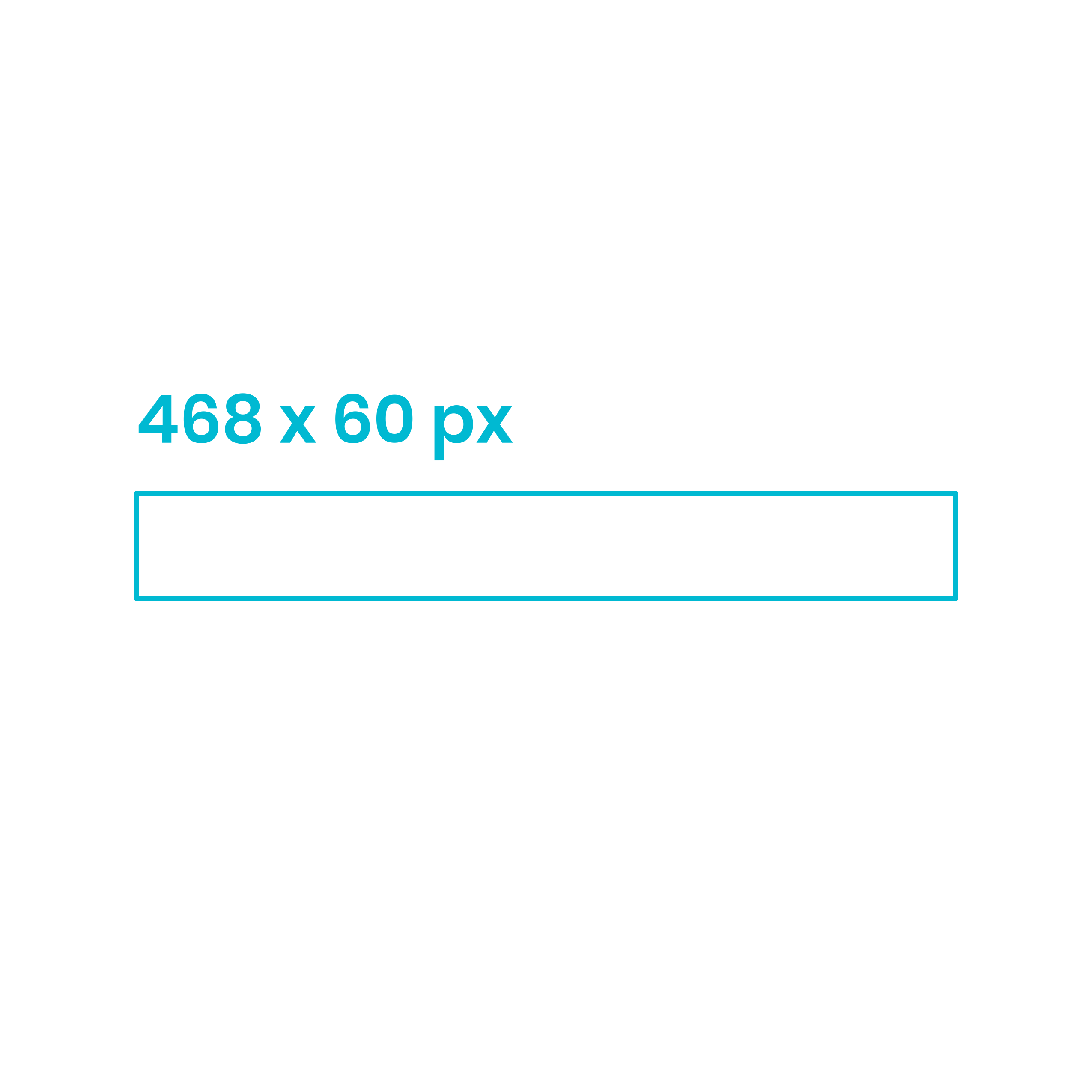 Guide Digital Online Advertising Banner Ad 468X60 Outline Drawing Svg Vector Free Vectors